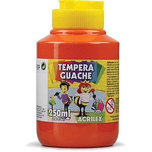 Tinta Guache 250ML Vermelho Fogo PCT com 03