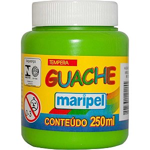 Tinta Guache 250ML Verde Claro Caixa com 06