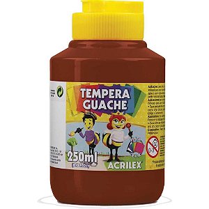 Tinta Guache 250ML Marrom PCT com 03