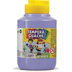 Tinta Guache Lilás 250ML Pacote com 3 Unidades
