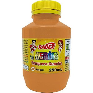 Tinta Guache 250ML Laranja - Pacote com 3