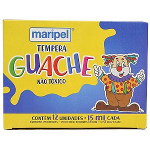 Tinta Guache 15ML 12 Cores