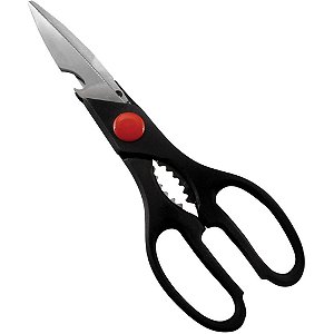 Tesoura para Cozinha 21CM Preta