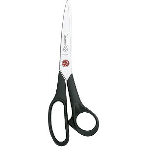 Tesoura Multiuso 21CM INOX com Cabo Preto e Vermelho