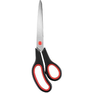 Tesoura Ergonômica Cabo Preto 25CM - BRW