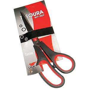 Tesoura AÇO 21CM USO Geral Caixa  com 06