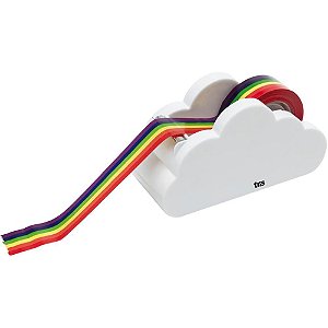 Suporte para Fita Adesiva TRIS ARCO IRIS com Fita