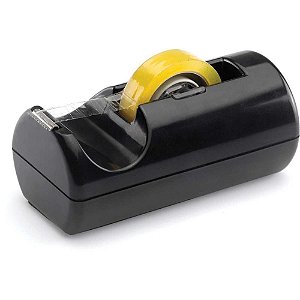 Suporte para Fita Adesiva Pequeno Preto