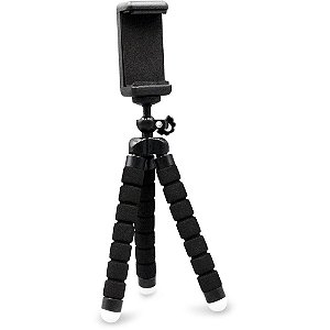 Suporte para Celular Tripé Flexível para Fuso 1/4 POL Ajustável 360°