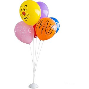 Suporte para Balão KIT Arranjo de Chão 75CM 6 Hastes
