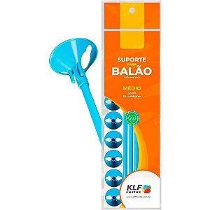Suporte para Balão Azul Claro 33CM PCT com 10