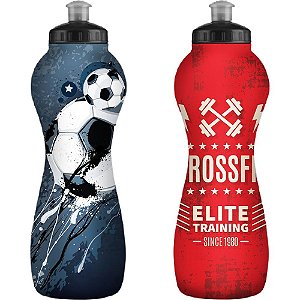 Squeeze SPORT 600ML Linha Tiba - Pacote com 4 Unidades