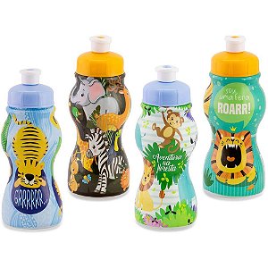 Squeeze Safari Sortidos 250ML Infantil - Pacote com 15 Unidades