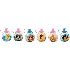 Squeeze Princesas Bola 250ML - Pacote com 6 Unidades