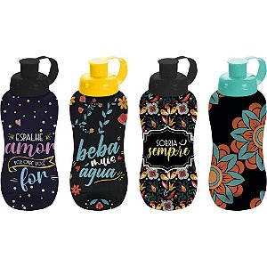Squeeze Coruja Sleeve PET sem Tubo 550ML