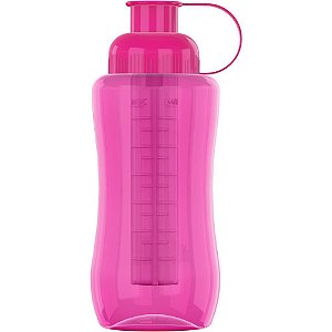 Squeeze com Tubo Gelo 600ML Rosa