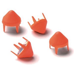 Spike Customeasy Refil Cônico Laranja Fluor - Pacote com 75 Unidades