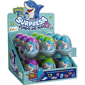 Slime OVO Surpresa Fundo do MAR 98G – Display  com 18 Unidades