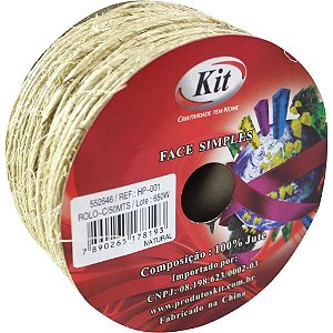 Sisal Simples 50M Natural para Decoração e Artesanato