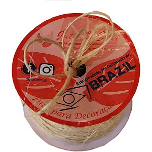 Fio de Sisal Simples 120M - COR Natural