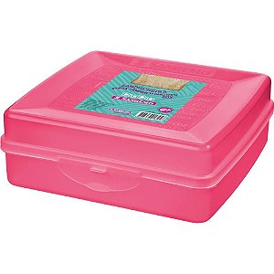 Sanduicheira Plástica Rosa