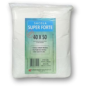 Sacola Plástica 40X50 com 400 Unidades Reforçada