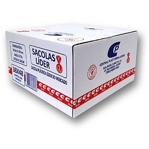 Sacola Plástica 38X48 com 1000 Unidades
