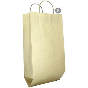 Sacola para Presente KRAFT P 17,5X29X8CM 3,6LITROS PCT com 10
