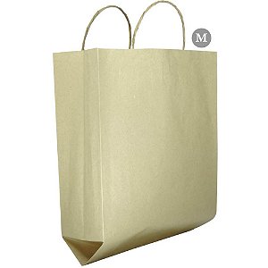 Sacola para Presente KRAFT M 23,5X35X10CM 7LITROS PCT com 10