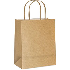 Sacola para Presente KRAFT G 32X26,5X13CM 80G - Pacote com 50 Unidades