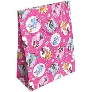 Sacola para Presente Decorada Infantil MD 27X21X10 - Pacote com 10 Unidades