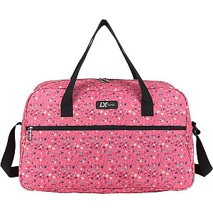 Sacola de Viagem Pólo KING Grande Rosa Estampada