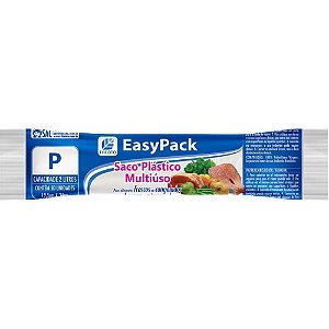 Saco Plástico em Bobina Multiuso P 19,5X34CM - 2KG