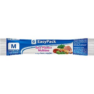 Saco Plástico em Bobina Multiuso M 22,5X37CM - 3KG