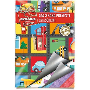 Saco Metalizado 50X70CM Infantil MIX Sortidos - Pacote com 25