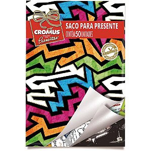 Saco Metalizado 45X60CM Pérolado Juvenil 45X59CM Pacote com 25