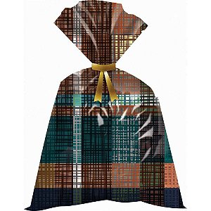 Saco Metalizado 35X55CM Masculino Sortido - Pacote com 100