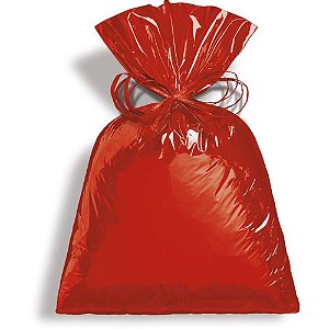 Saco Metalizado 30X45CM Vermelho 30X44CM Pacote com 50