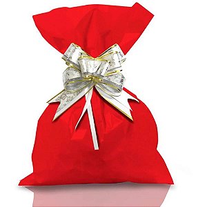 Saco Metalizado Vermelho 30X45CM - Pacote com 50 Unidades