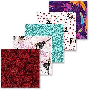 Saco Metalizado 30X45CM Feminino Sortido PCT com 50