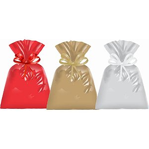 Saco Metalizado 20X30CM Liso Sortido – Pacote com 100 Unidades