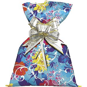Saco Metalizado 20X30CM Feminino Sortido - Pacote com 50 Unidades