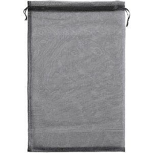 Saco de Organza Preto 24X40CM PCT com 05