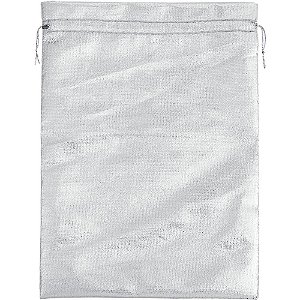 Saco de Lame Prata 18X25CM PCT com 10