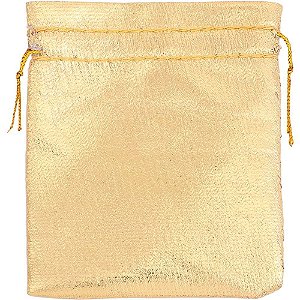 Saco de Lame Dourado 08X10CM PCT com 10