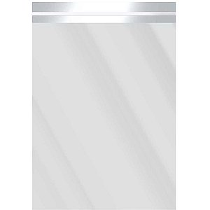 Saco Adesivado Metalizado Prata 20X27+3CM ABA PCT com 50