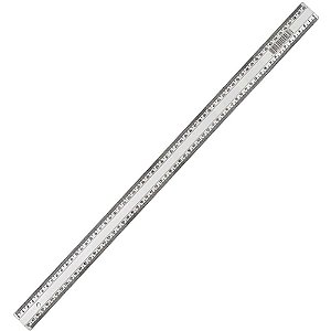 Régua Plástica Super Cristal 60CM Pacote com 10