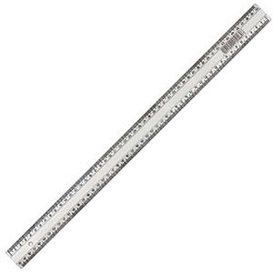 Régua Plástica Super Cristal 50CM Pacote com 10