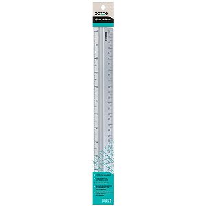 Régua de Alumínio Bazze Metal 30CM - Caixa com 10