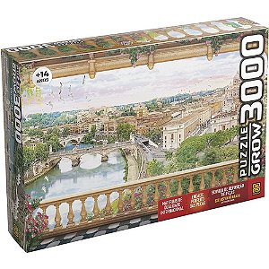 QUEBRA-CABEÇA Cartonado Varanda em Roma 3000 Peças
